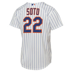 Juan Soto New York Mets Nike Youth Home Replica Player Jersey - MLB