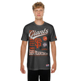 San Francisco Giants New Era Oversized Throwback Distressed T-Shirt - MLB