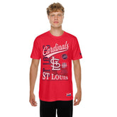 St. Louis Cardinals New Era Oversized Throwback Distressed T-Shirt - MLB