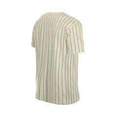 Atlanta Braves New Era Throwback Meshback Pinstripe T-Shirt - MLB