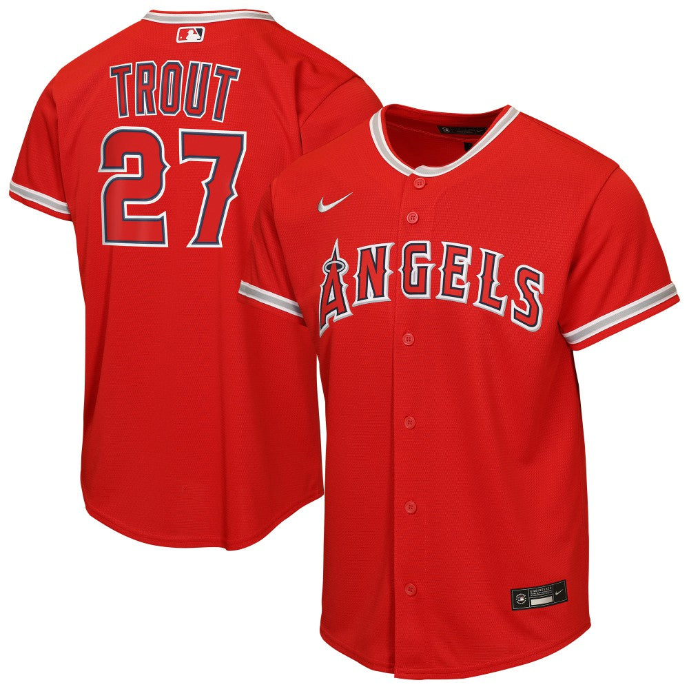 Mike Trout Los Angeles Angels Nike Youth Alternate Replica Jersey - MLB