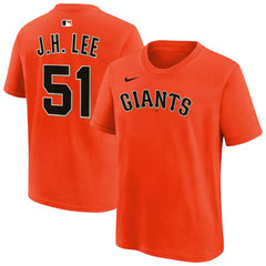 Jung Hoo Lee San Francisco Giants Nike Youth Name & Number T-Shirt - MLB