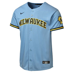 Milwaukee Brewers Nike Youth Road Stadium Jersey - MLB