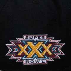 Dallas Cowboys Super Bowl XXX Champions Lux Pro Snapback Black | Mitchell & Ness