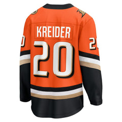 Chris Kreider Anaheim Ducks Fanatics Home Breakaway Jersey - Orange - NHL