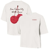 Kansas City Chiefs '47 Women's Love Letter Reed City T-Shirt Cream | 47 brand