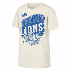 Detroit Lions Outerstuff Youth Action Comic T-Shirt Natural | NFL