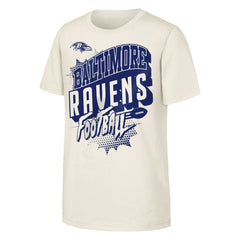 Baltimore Ravens Outerstuff Youth Action Comic T-Shirt Natural | NFL