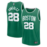 Hugo Gonzalez Boston Celtics 2025 NBA Draft First Round Pick Fast Break Replica Jersey Icon Edition Kelly Green - NBA