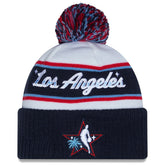 2026 NBA All-Star Game Cuffed Knit Hat with Pom White/Navy - NBA