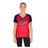 Los Angeles Angels New Era Women's Gameday V-Neck T-Shirt - MLB