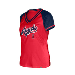 Los Angeles Angels New Era Women's Gameday V-Neck T-Shirt - MLB