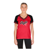 Cincinnati Reds New Era Women's Gameday V-Neck T-Shirt - MLB