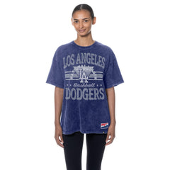 Los Angeles Dodgers New Era Women's Oversized Boyfriend T-Shirt - MLB