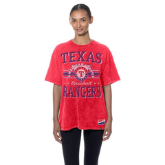 Texas Rangers New Era Women's Oversized Boyfriend T-Shirt - MLB