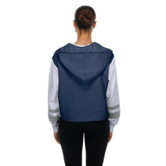 New York Yankees New Era Women's Boxy Lace-Up Hoodie - MLB