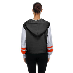 Baltimore Orioles New Era Women's Boxy Lace-Up Hoodie - MLB