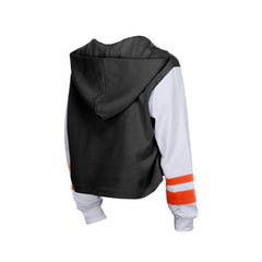 Baltimore Orioles New Era Women's Boxy Lace-Up Hoodie - MLB