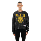 Pittsburgh Pirates New Era Women's Throwback Oversized Boxy Sweatshirt - MLB