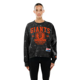 San Francisco Giants New Era Women's Throwback Oversized Boxy Sweatshirt - MLB