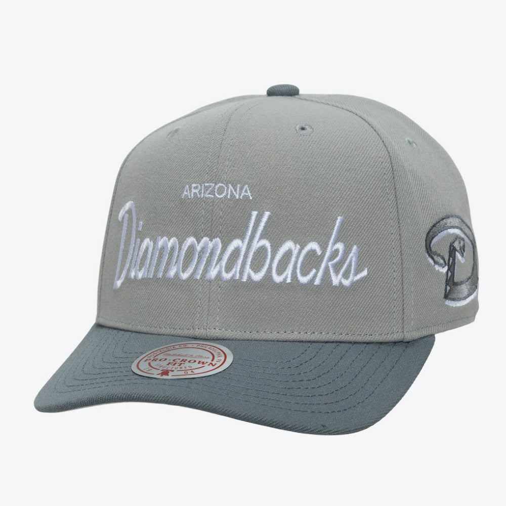 Arizona Diamondbacks Mitchell & Ness Cooperstown Thunderstorm Head Coach Pro-Crown Adjustable Hat - MLB