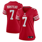 Thomas Morstead San Francisco 49ers Women's Team Game Jersey Scarlet | Nike for Sale