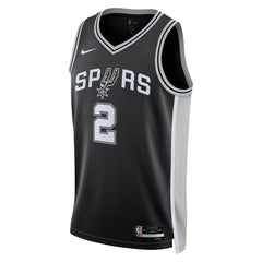 Dylan Harper San Antonio Spurs Unisex 2025 NBA Draft First Round Pick Swingman Jersey Icon Edition Black - NBA