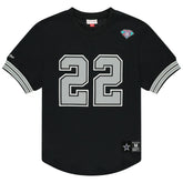 Emmitt Smith Dallas Cowboys Retired Player Name & Number Mesh Top Black | Mitchell & Ness