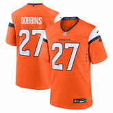 J.K. Dobbins Denver Broncos Team Game Jersey Orange | Nike for Sale