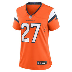 J.K. Dobbins Denver Broncos Women's Team Game Jersey Orange | Nike for Sale