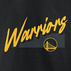 Golden State Warriors Color Block Slant Quick Strike T-Shirt Black - NBA