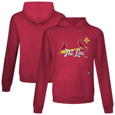 St. Louis Cardinals Levelwear City Connect Relay Core Logo Pullover Hoodie - MLB