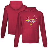 St. Louis Cardinals Levelwear City Connect Relay Back Splash Pullover Hoodie - MLB