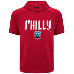 Philadelphia Phillies Levelwear City Connect Phase Back Plash Hoodie T-Shirt - MLB