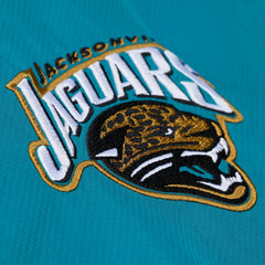 Jacksonville Jaguars Coaches Full-Snap Hooded Windbreaker Jacket Teal | Mitchell & Ness