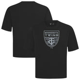Minnesota Twins Levelwear Oversized Luxe Signature Knit Buckler T-Shirt - MLB