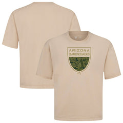 Arizona Diamondbacks Levelwear Oversized Luxe Signature Knit Buckler T-Shirt - MLB