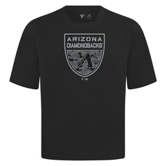 Arizona Diamondbacks Levelwear Oversized Luxe Signature Knit Buckler T-Shirt - MLB