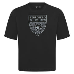 Toronto Blue Jays Levelwear Oversized Luxe Signature Knit Buckler T-Shirt - MLB