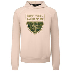 New York Mets Levelwear Mandate Buckler Tri-Blend Pullover Hoodie - MLB