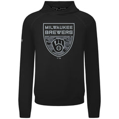 Milwaukee Brewers Levelwear Mandate Buckler Tri-Blend Pullover Hoodie - MLB
