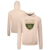 New York Yankees Levelwear Mandate Buckler Tri-Blend Pullover Hoodie - MLB