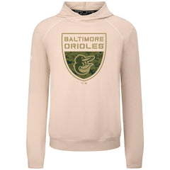 Baltimore Orioles Levelwear Mandate Buckler Tri-Blend Pullover Hoodie - MLB