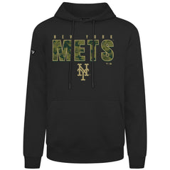 New York Mets Levelwear Podium Protect Pullover Hoodie - MLB