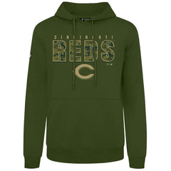 Cincinnati Reds Levelwear Podium Protect Pullover Hoodie - MLB