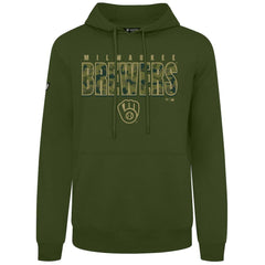 Milwaukee Brewers Levelwear Podium Protect Pullover Hoodie - MLB