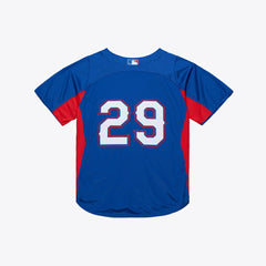 Adrian Beltre Texas Rangers Mitchell & Ness Cooperstown Mesh Batting Practice Button-Up Jersey - MLB