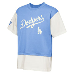 Los Angeles Dodgers Outerstuff Youth Ultimate Pastels Premium Double Run T-Shirt - MLB