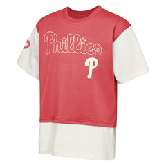 Philadelphia Phillies Outerstuff Youth Ultimate Pastels Premium Double Run T-Shirt - MLB