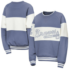 Atlanta Braves Outerstuff Youth Ultimate Pastels On Base Sweatshirt - MLB